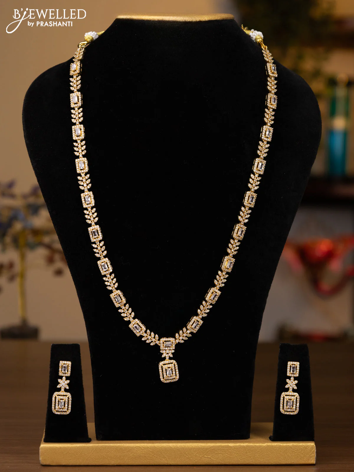 Antique haaram with cz stones