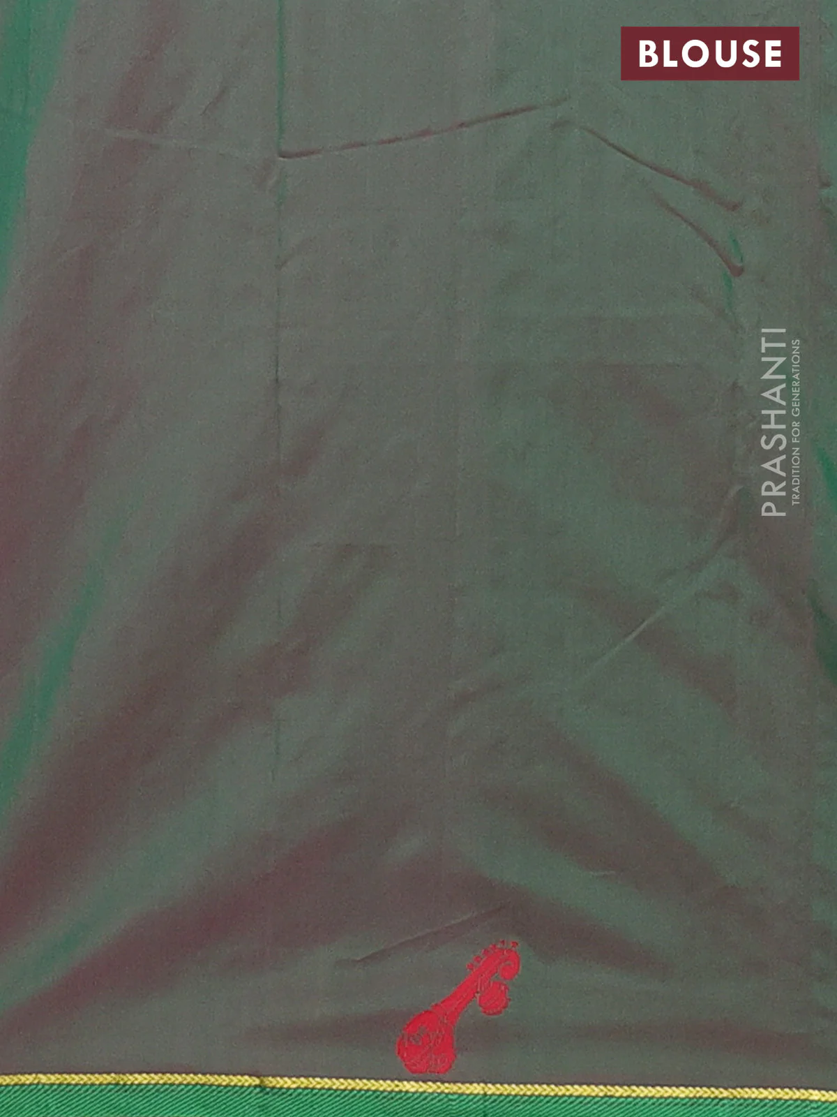 Arani semi silk saree candy pink and dual shade of greenish pink with thread woven buttas and thread woven butta border - Image 4