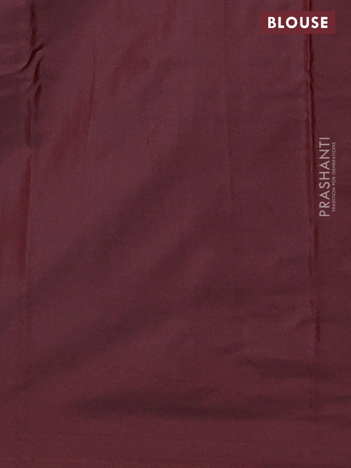 Arani semi silk saree deep maroon with allover thread weaves in borderless style - Image 4