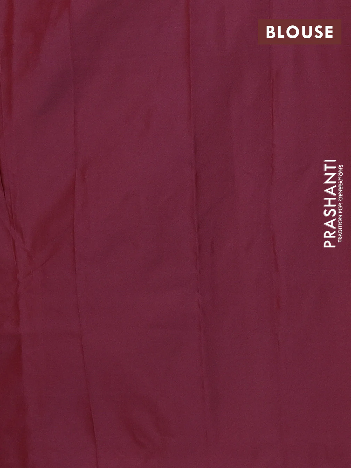 Arani semi silk saree deep maroon with allover zari weaves in borderless style - Image 4