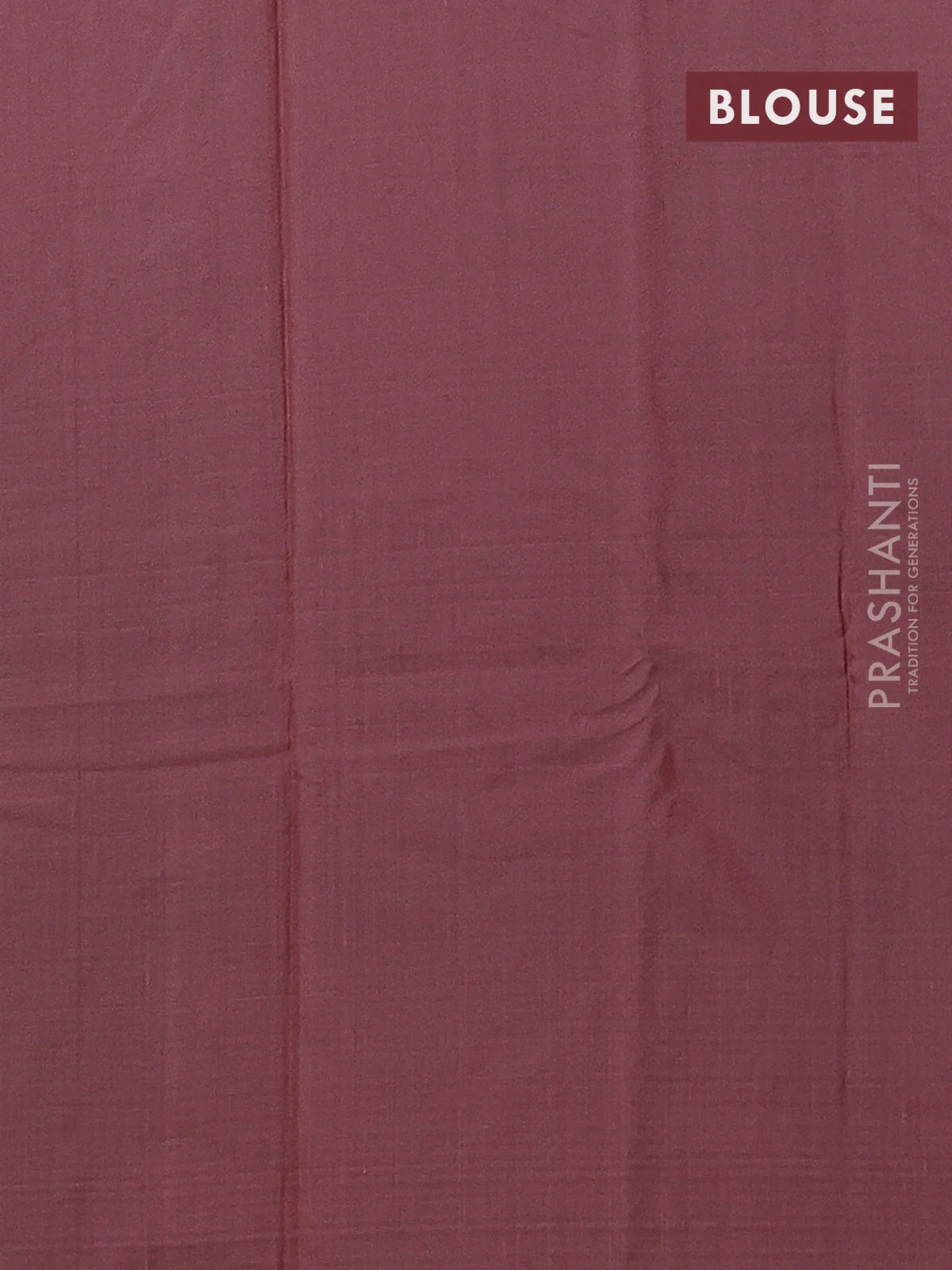 Arani semi silk saree deep maroon with allover zari weaves in borderless style - Image 4