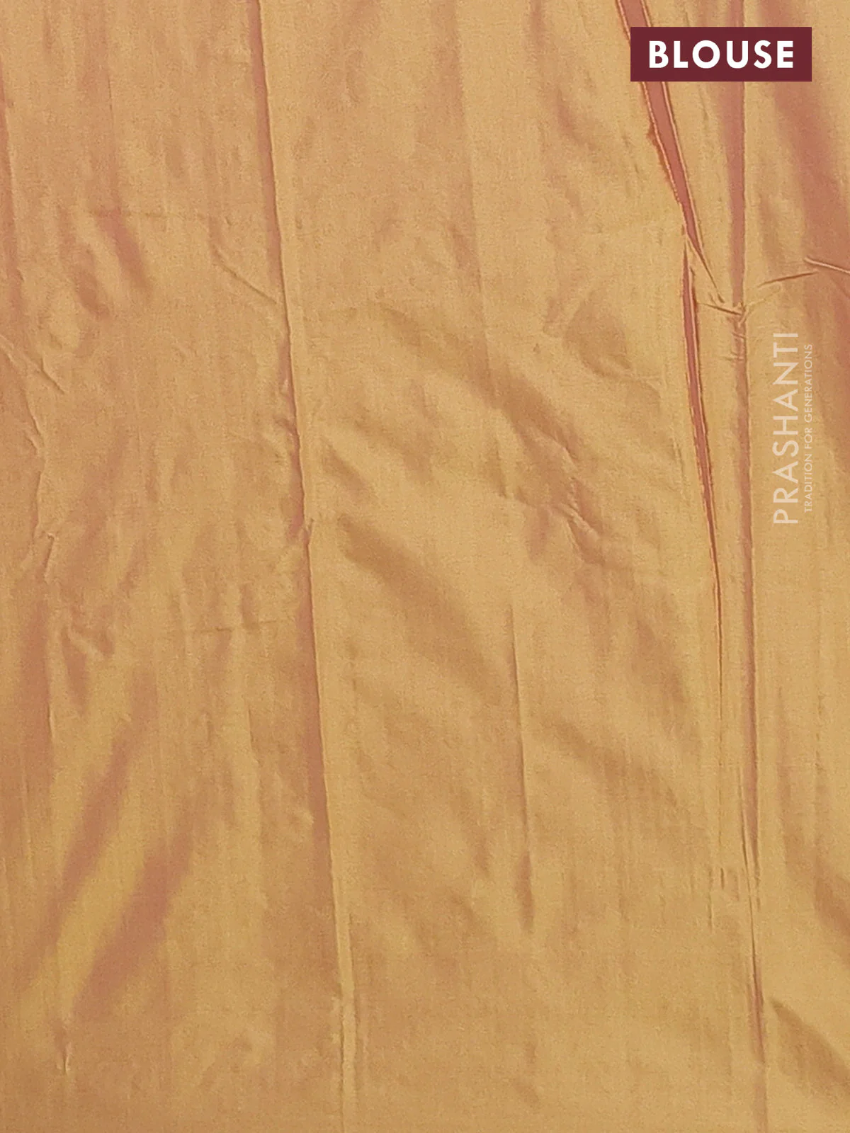 Arani semi silk saree dual shade of mustard with allover silver zari weaves in borderless style - Image 4