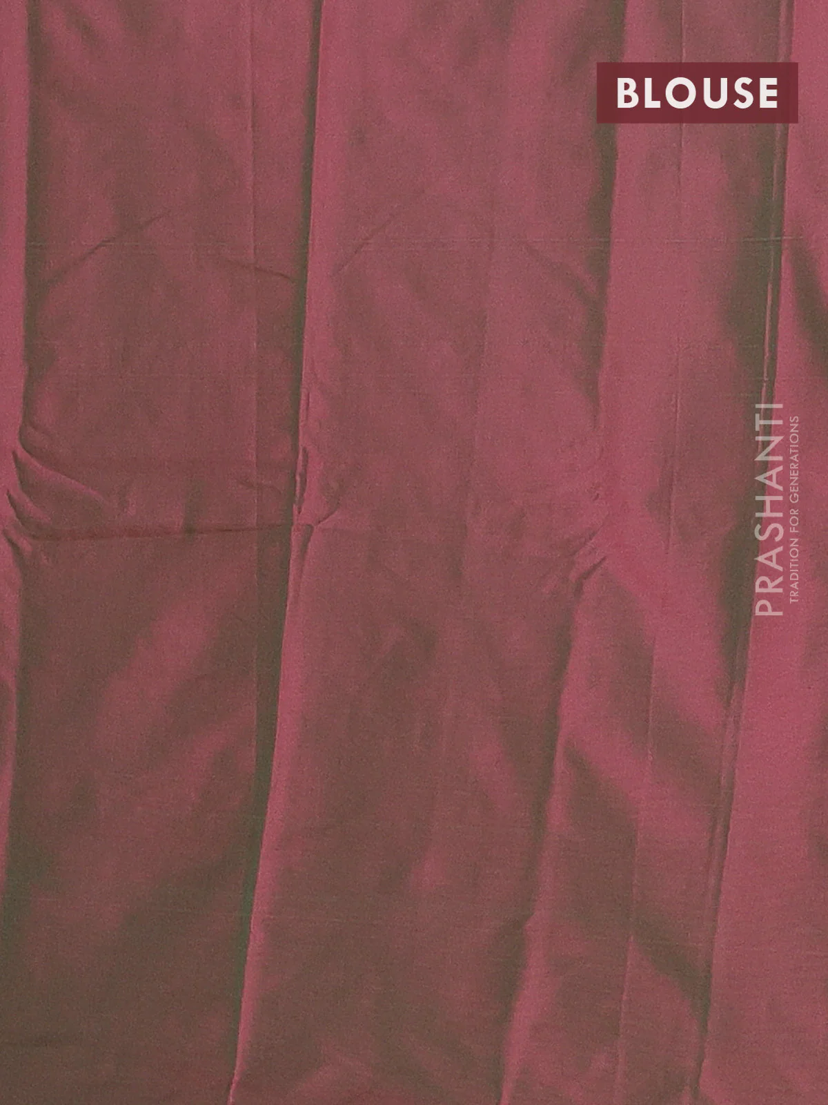 Arani semi silk saree dual shade of pinkish green with silver zari woven buttas in borderless style - Image 4