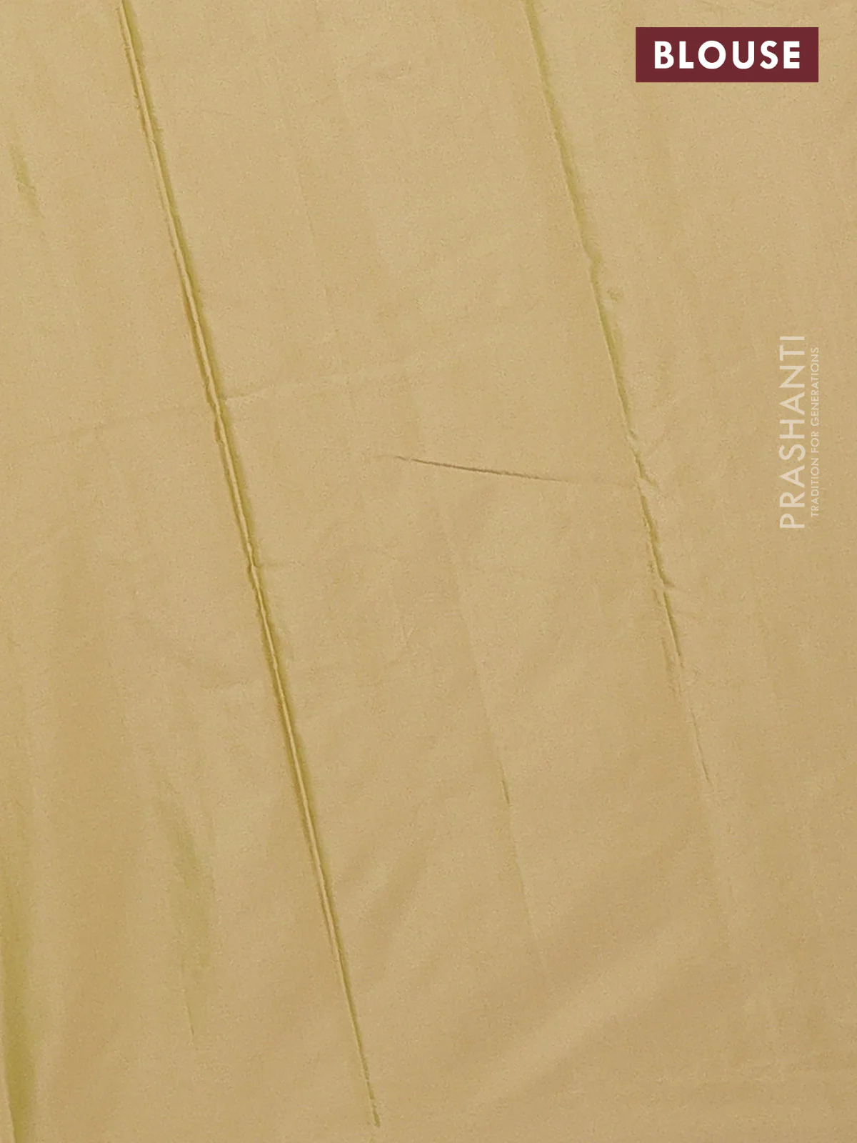 Arani semi silk saree elaichi green with allover silver zari weaves in borderless style - Image 4