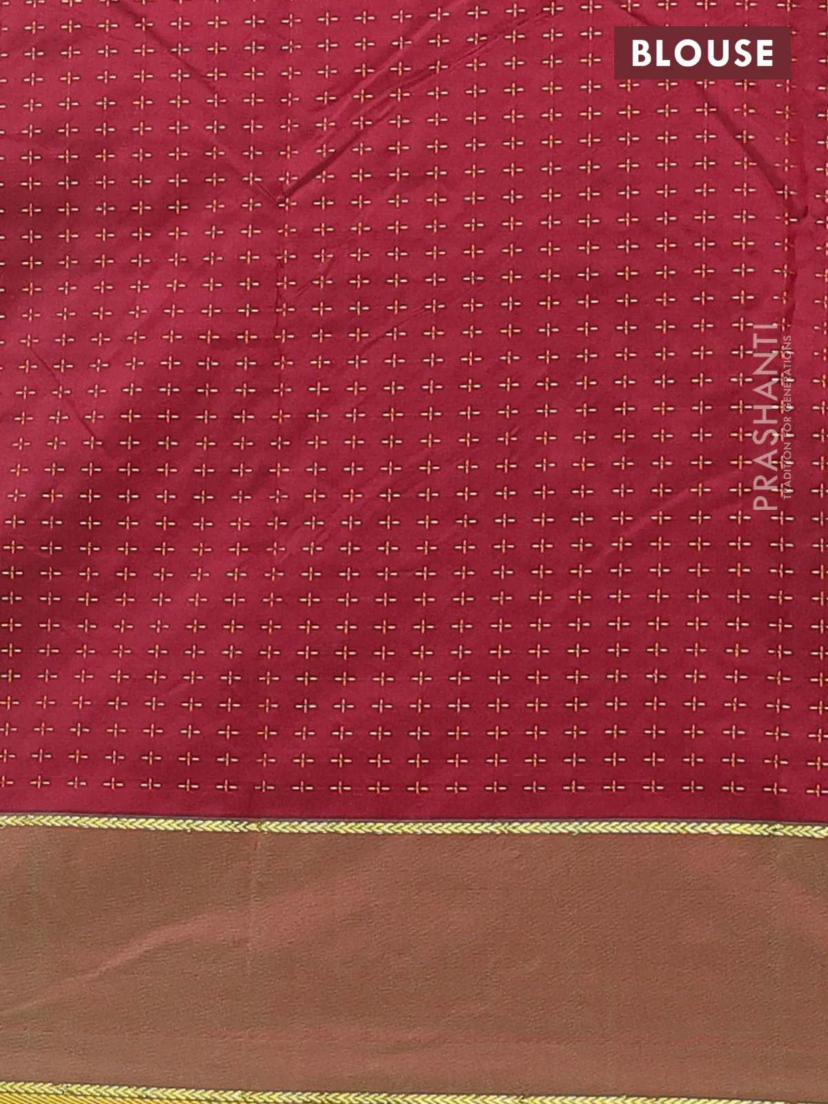 Arani semi silk saree green with allover thread weaves and rettapet zari woven border` - Image 4