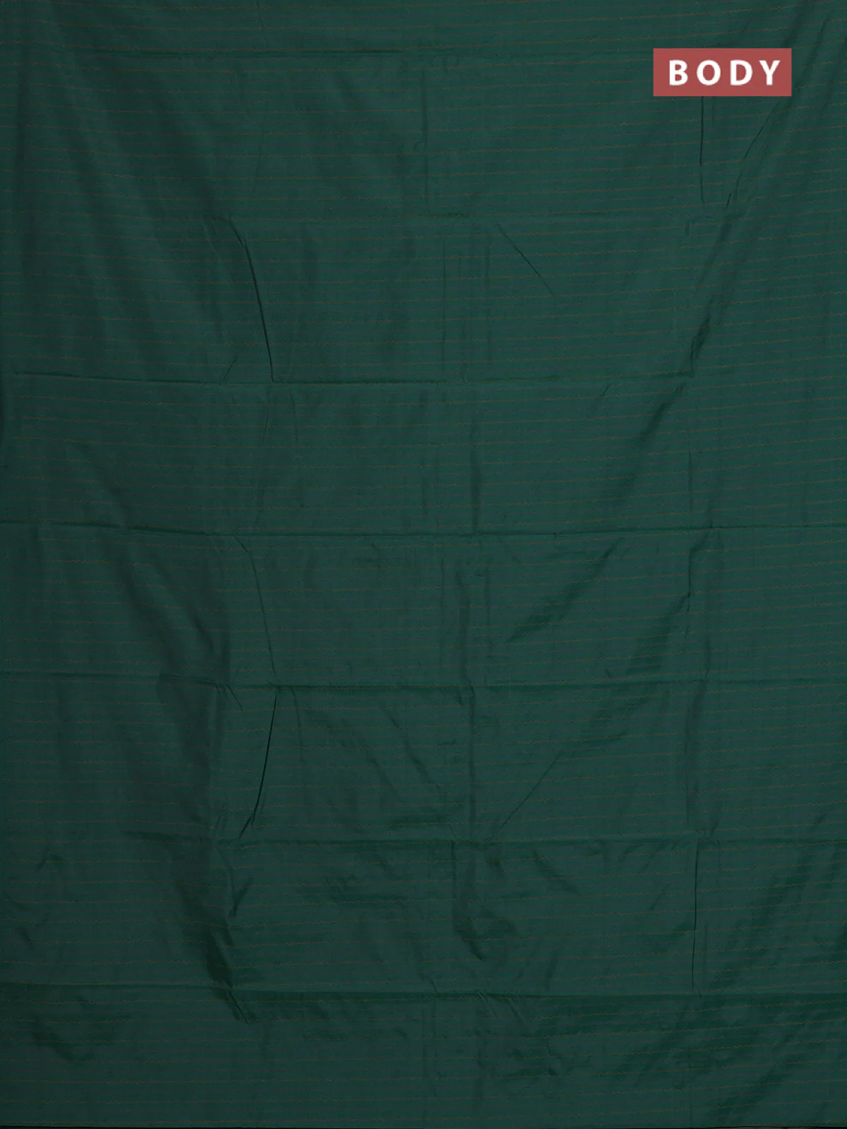 Arani semi silk saree green with allover thread weaves in borderless style - Image 2