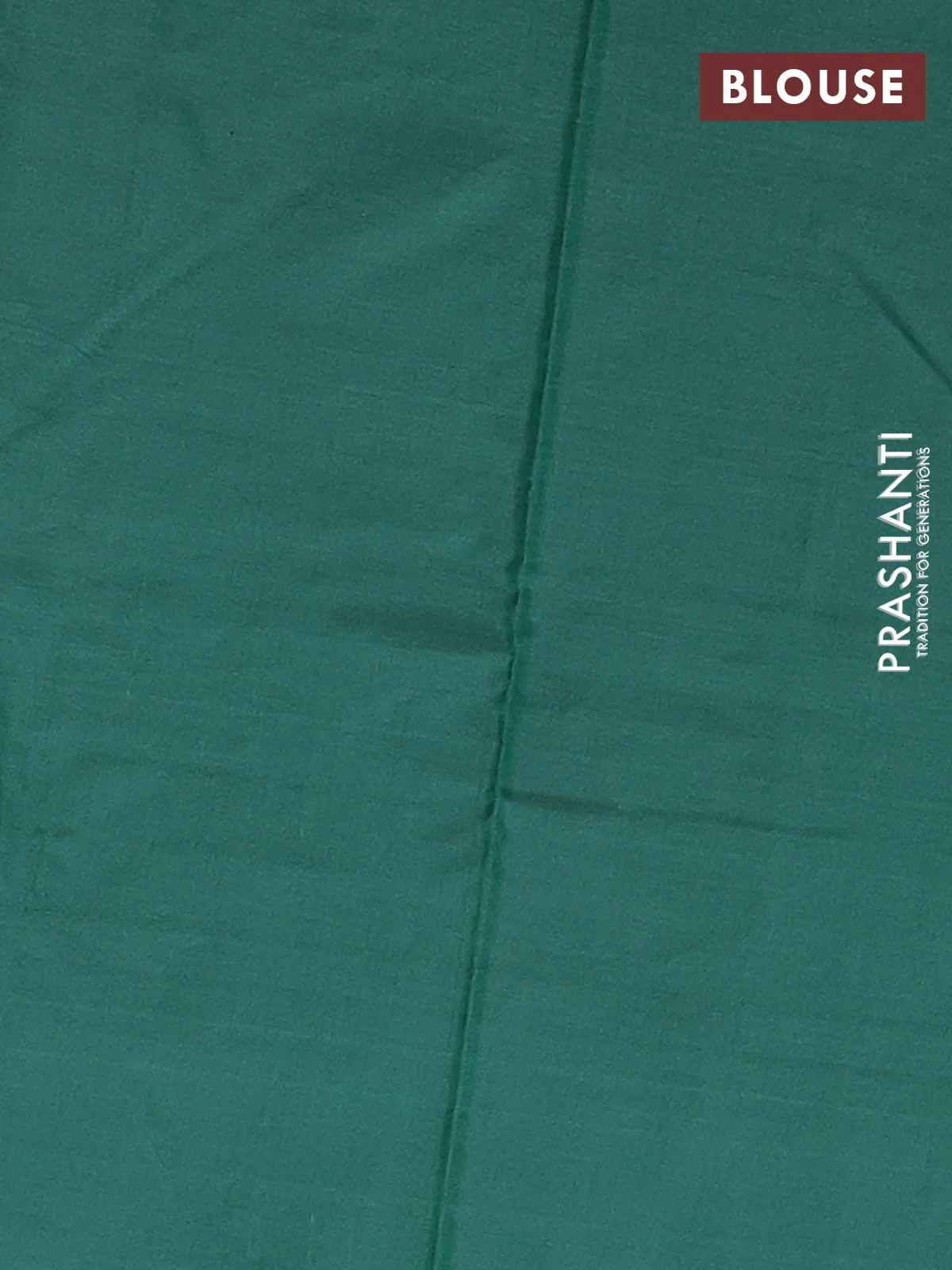 Arani semi silk saree green with allover thread weaves in borderless style - Image 4