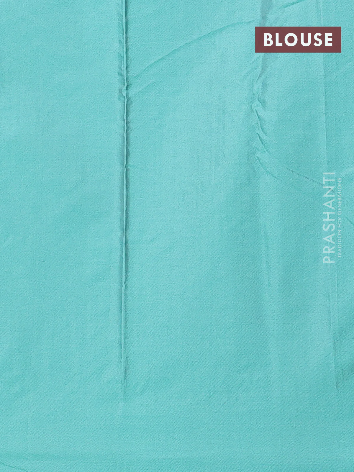 Arani semi silk saree green with allover zari weaves in borderless style - Image 4