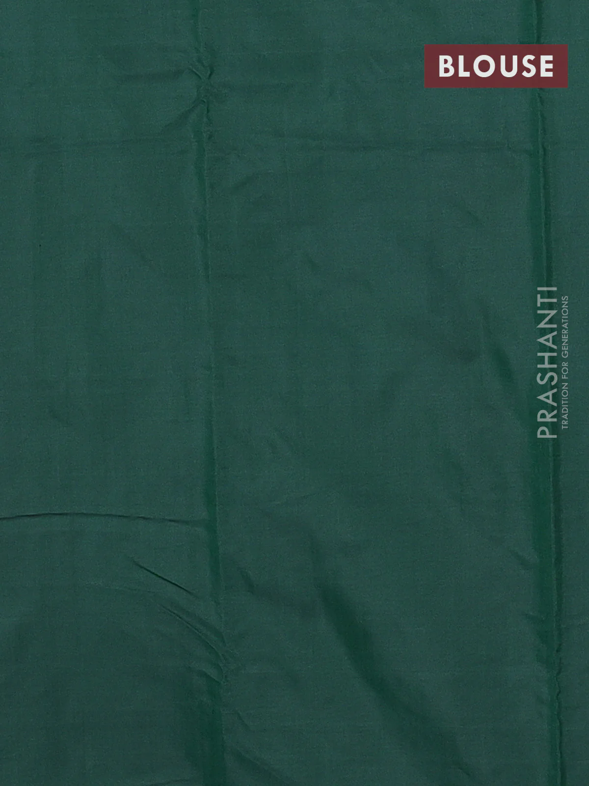 Arani semi silk saree green with allover zari weaves in borderless style - Image 4
