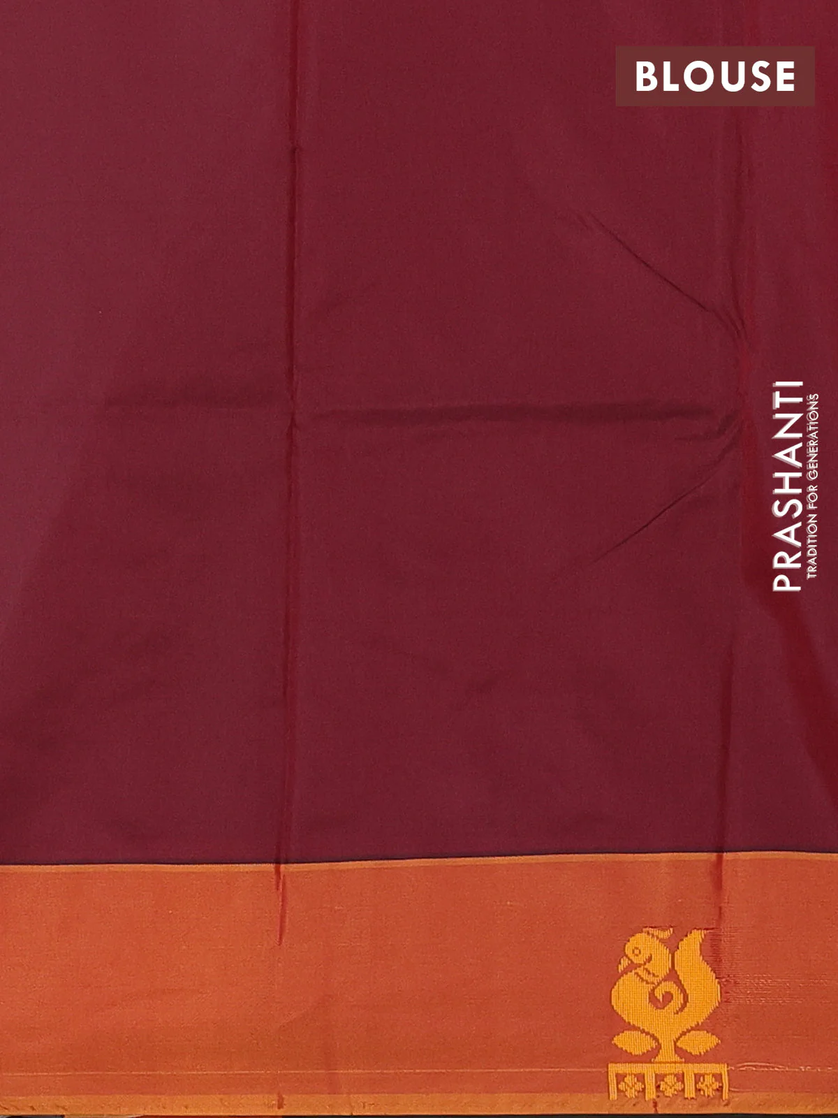 Arani semi silk saree grey and mustard yellow with thread woven buttas and thread woven butta border - Image 4