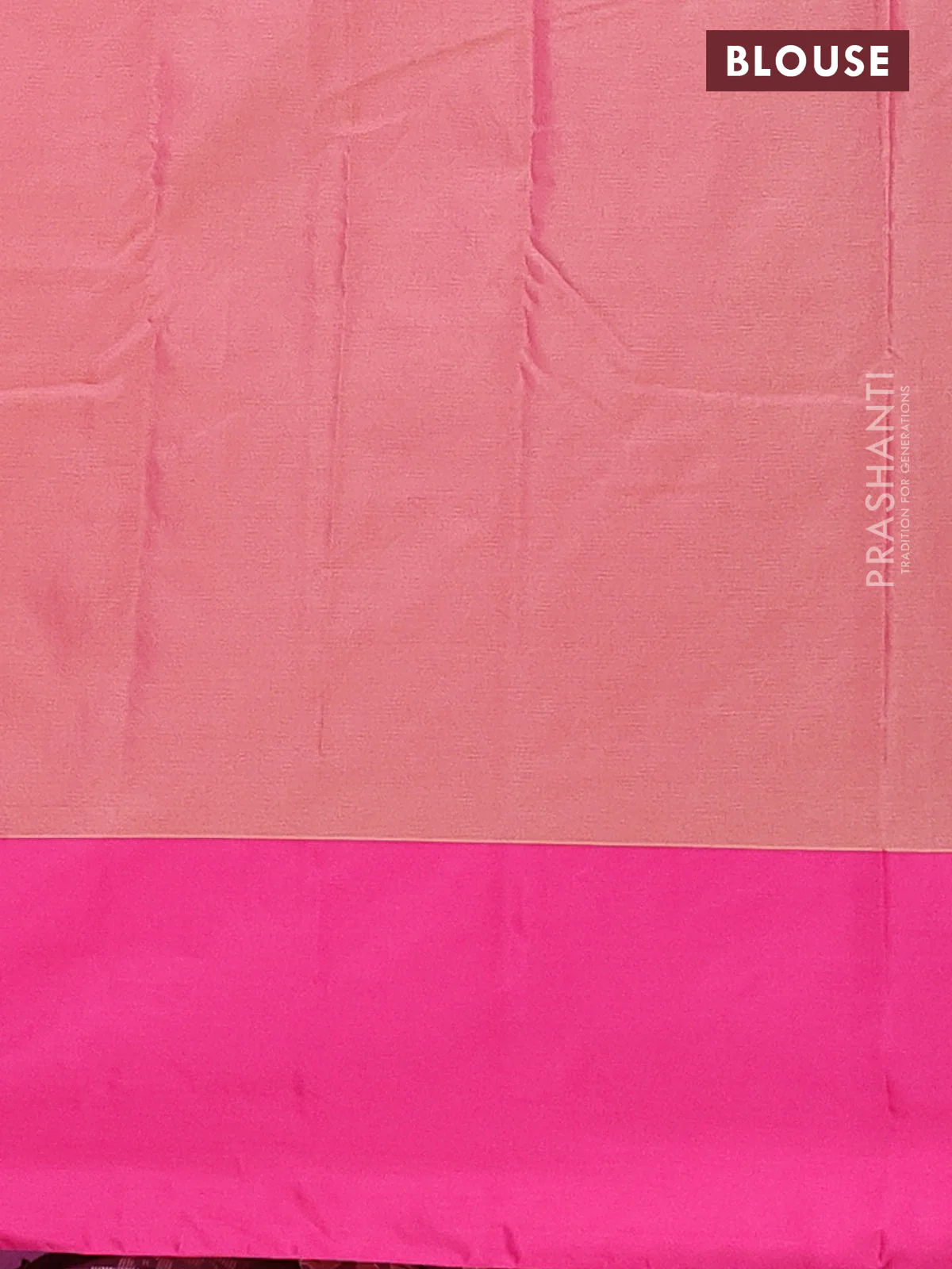 Arani semi silk saree grey shade and dual shade of pink with copper zari woven buttas and copper zari woven butta border - Image 4