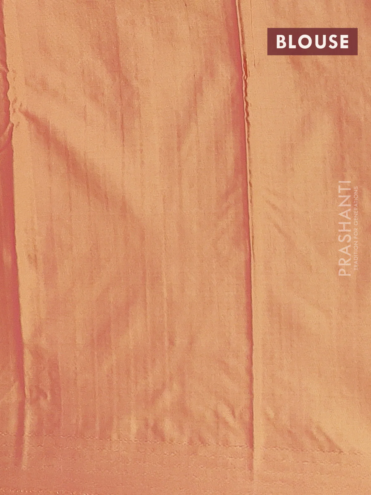 Arani semi silk saree light green with allover zari weaves in borderless style - Image 4