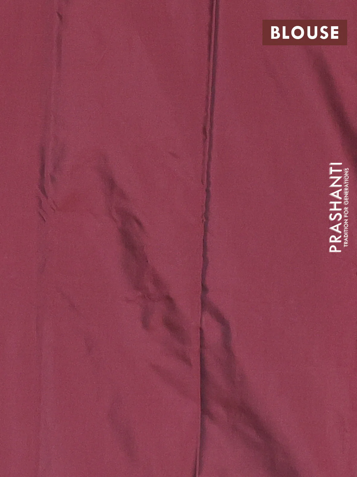Arani semi silk saree maroon with allover silver zari weaves in borderless style - Image 4