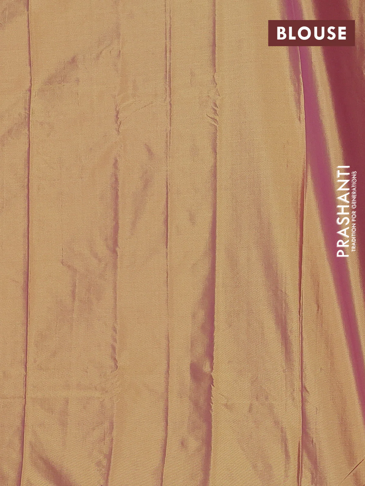 Arani semi silk saree mehendi green with allover silver zari weaves in borderless style - Image 4