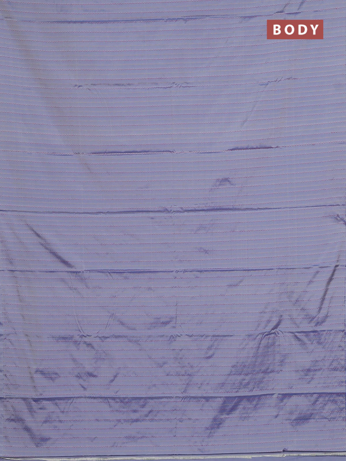 Arani semi silk saree pastel blue with allover thread weaves in borderless style - Image 2