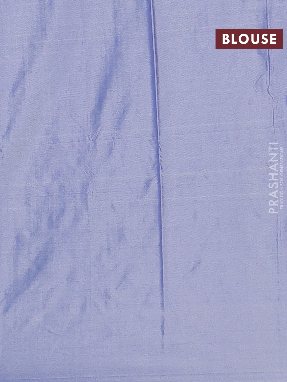 Arani semi silk saree pastel blue with allover thread weaves in borderless style - Image 4