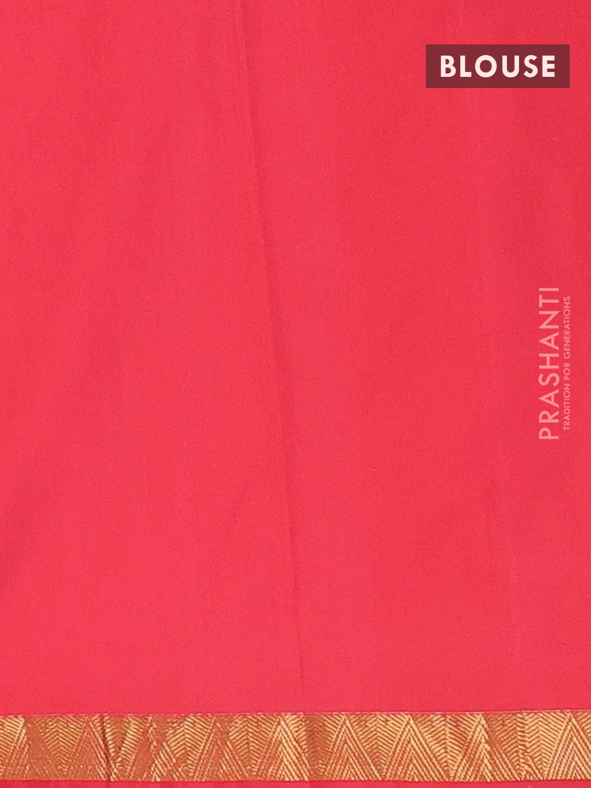 Arani semi silk saree peach pink shade with zari woven temple buttas and zari woven border - Image 4