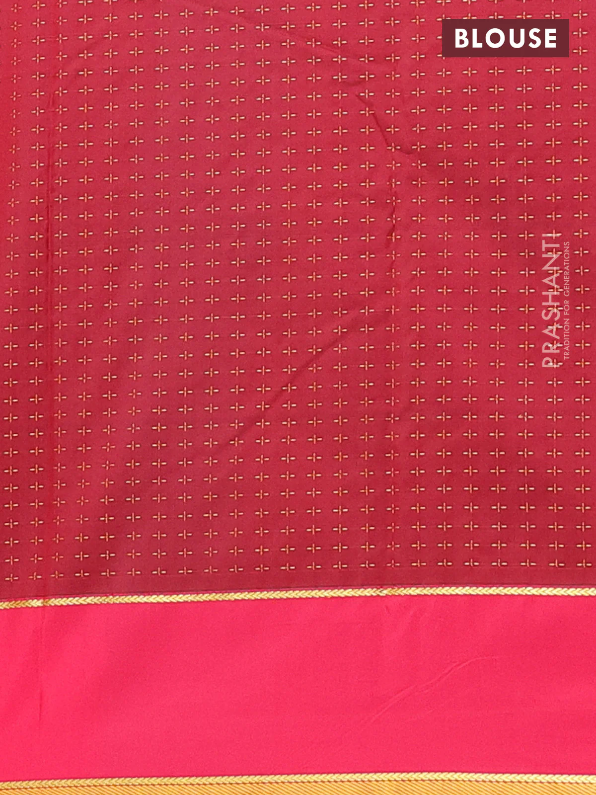 Arani semi silk saree peacock green and maroon with allover thread weaves and rettapet zari woven border` - Image 4