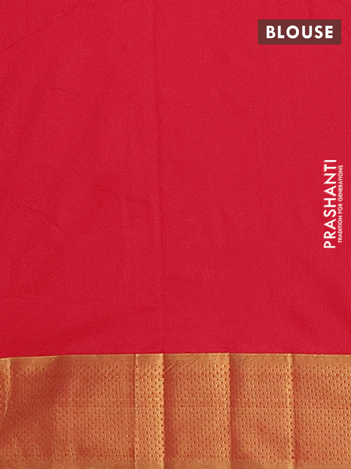 Arani semi silk saree pink with zari woven buttas and zari woven border - Image 4