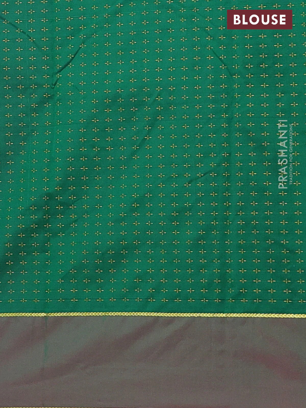 Arani semi silk saree purple and pink with allover thread weaves and rettapet zari woven border` - Image 4