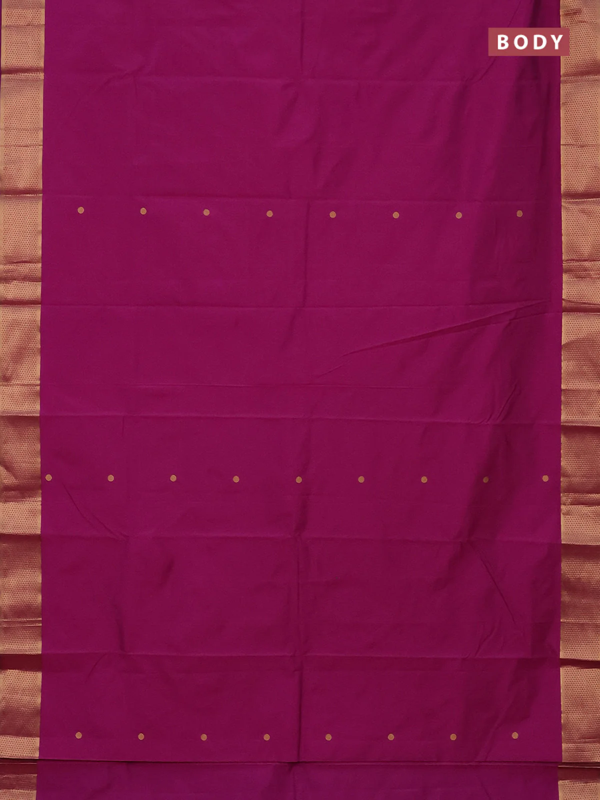 Arani semi silk saree purple shade with zari woven buttas and zari woven border - Image 2