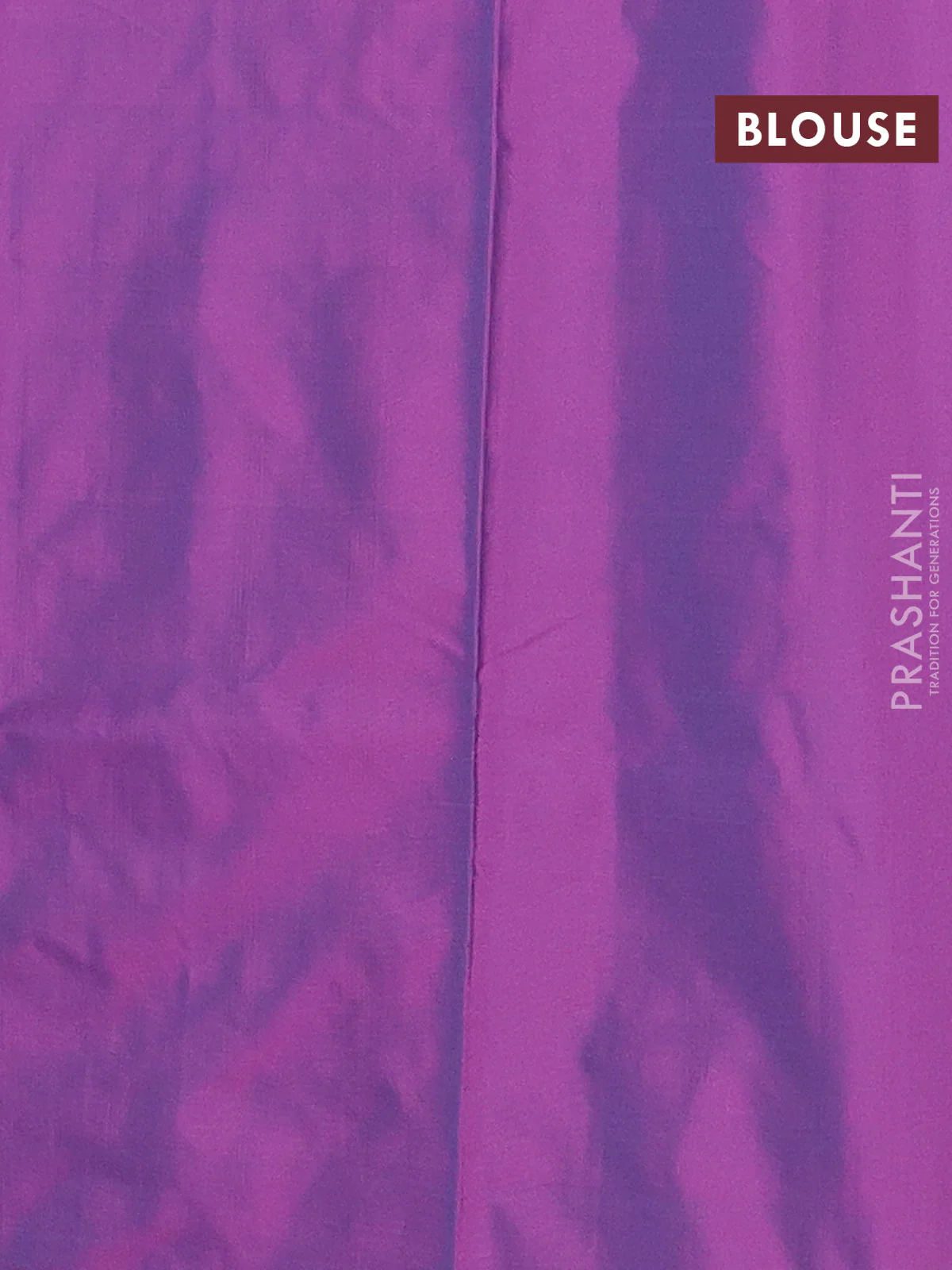 Arani semi silk saree purple with copper zari woven buttas in borderless style - Image 4