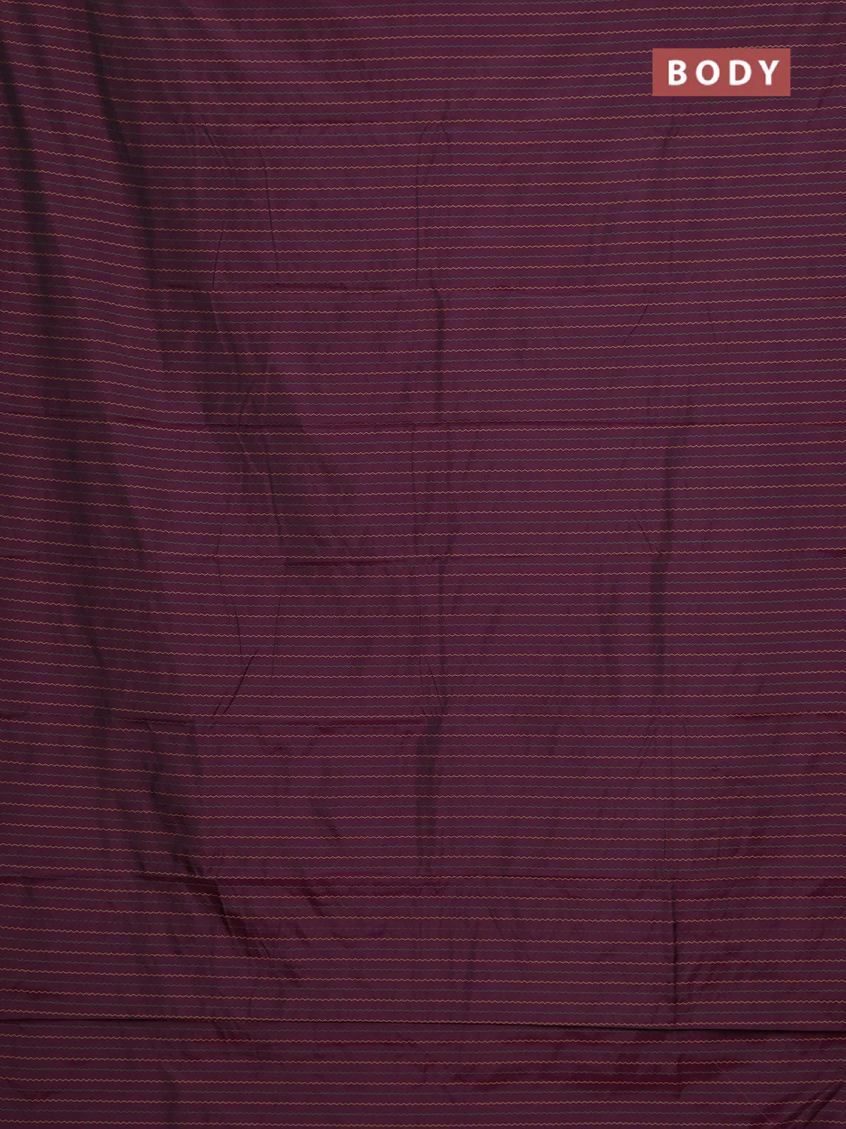 Arani semi silk saree wine shade with allover thread weaves in borderless style - Image 2