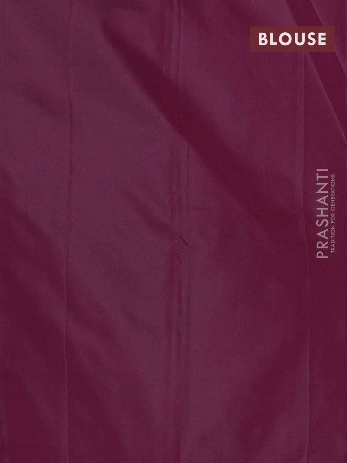 Arani semi silk saree wine shade with silver zari woven buttas in borderless style - Image 4
