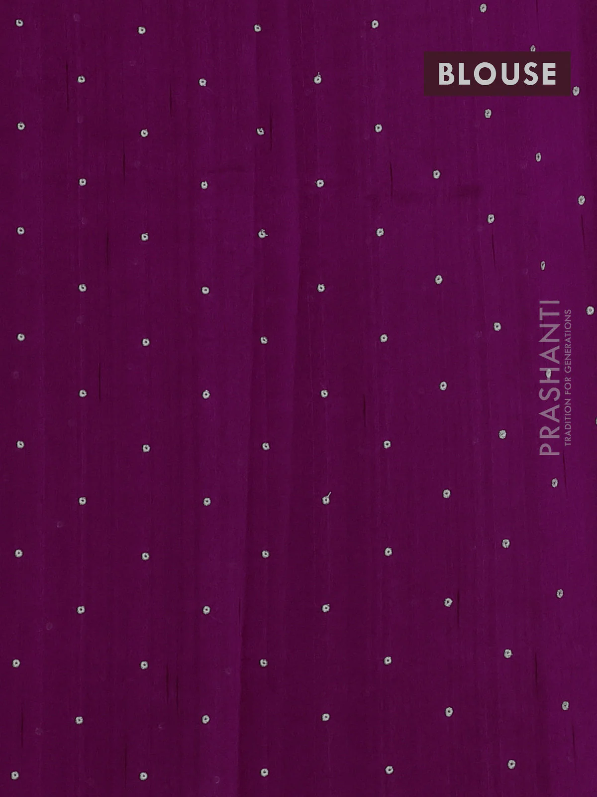 Art tussar saree purple with embroidery work and floral embroidery border - Image 3
