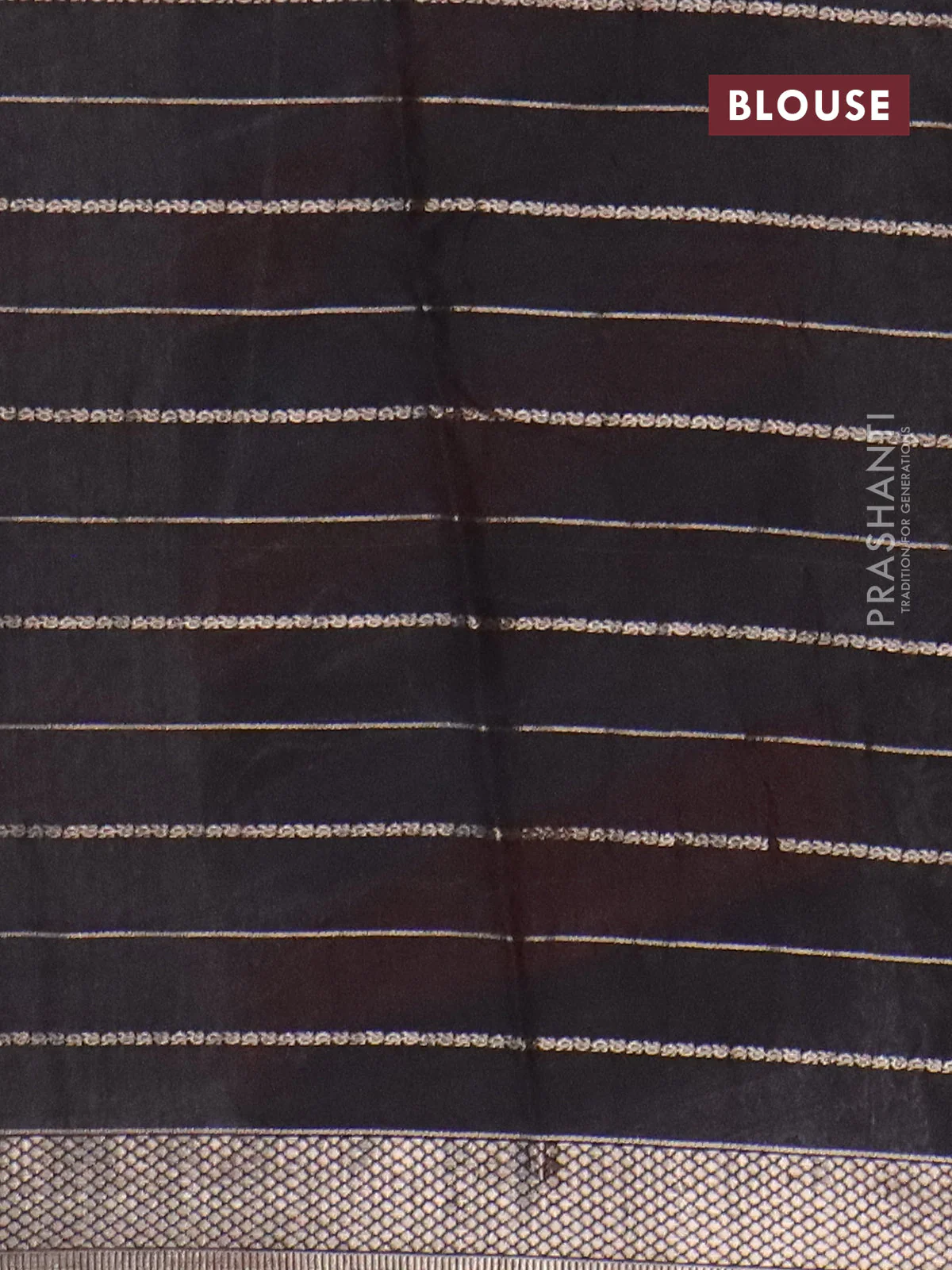 Assam partly silk saree multi colour and maroon black with digital prints & zari weaves and zari woven border - Image 4