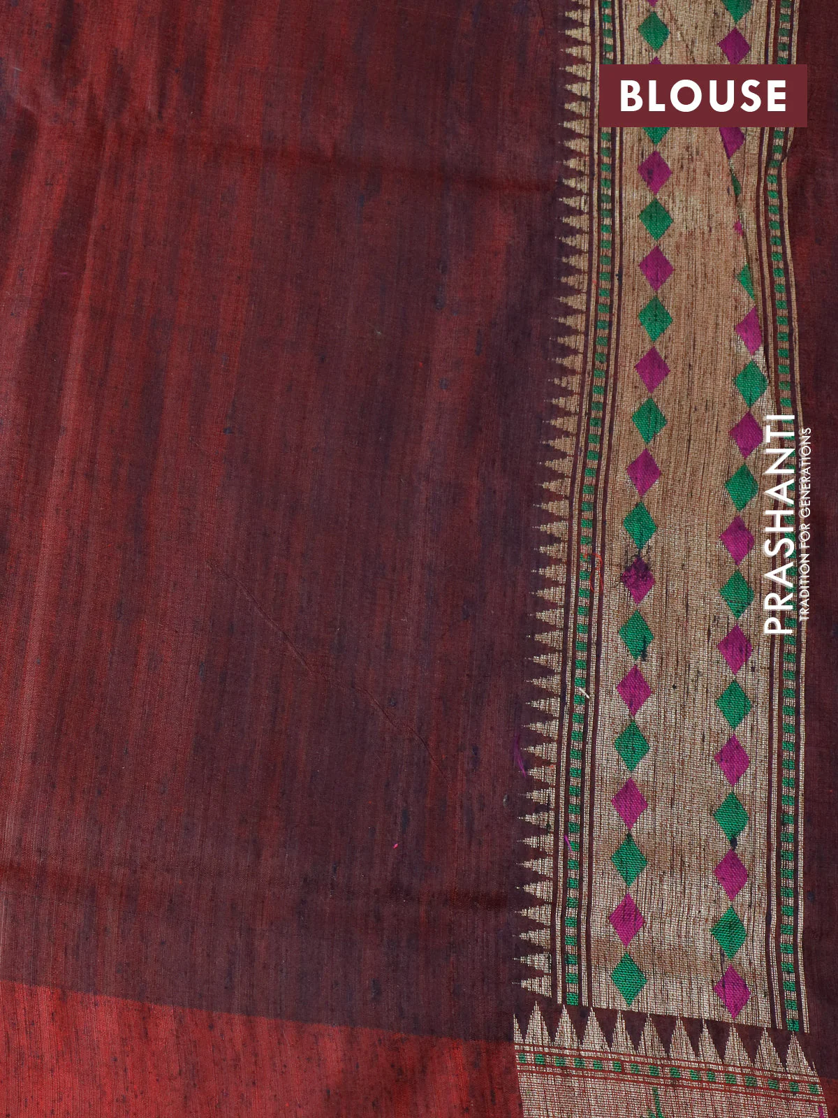 Banarasi handloom dupion silk saree black and pink with zari woven coin buttas and zari woven floral paithani border - Image 4