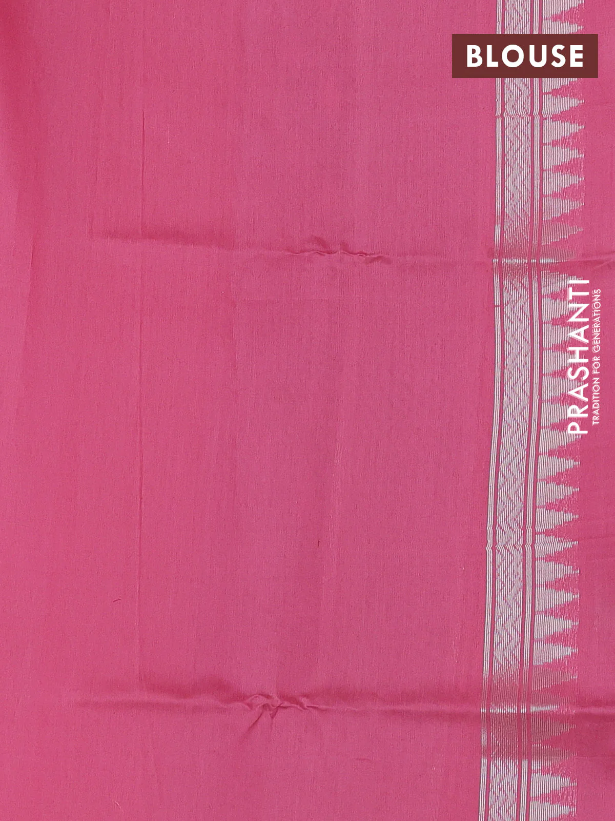 Banarasi Kora silk saree beige and pastel pink with allover jamdhani weaving - Image 4