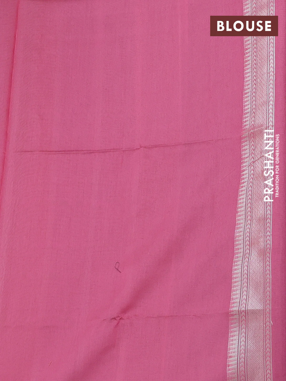 Banarasi Kora silk saree grey and peach pink with allover jamdhani weaving - Image 4