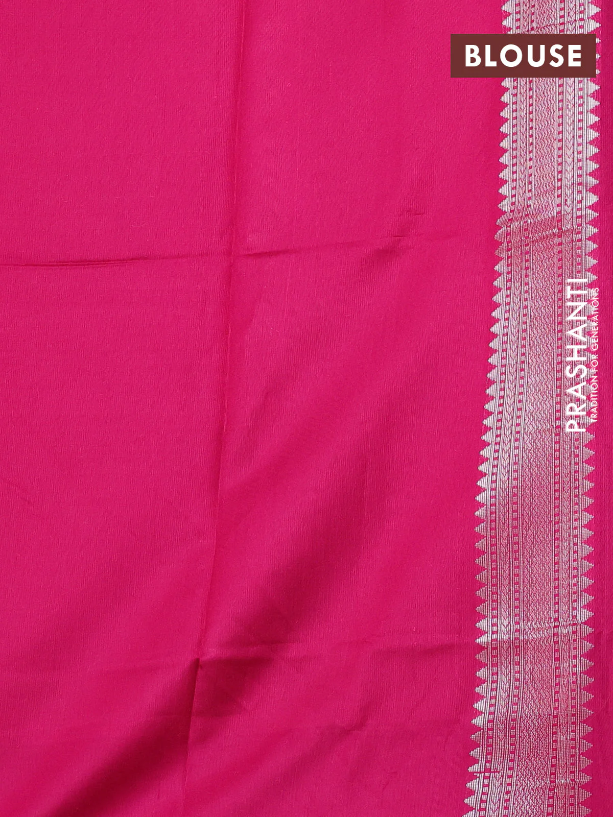 Banarasi Kora silk saree mustard yellow and pink with allover jamdhani weaving - Image 4