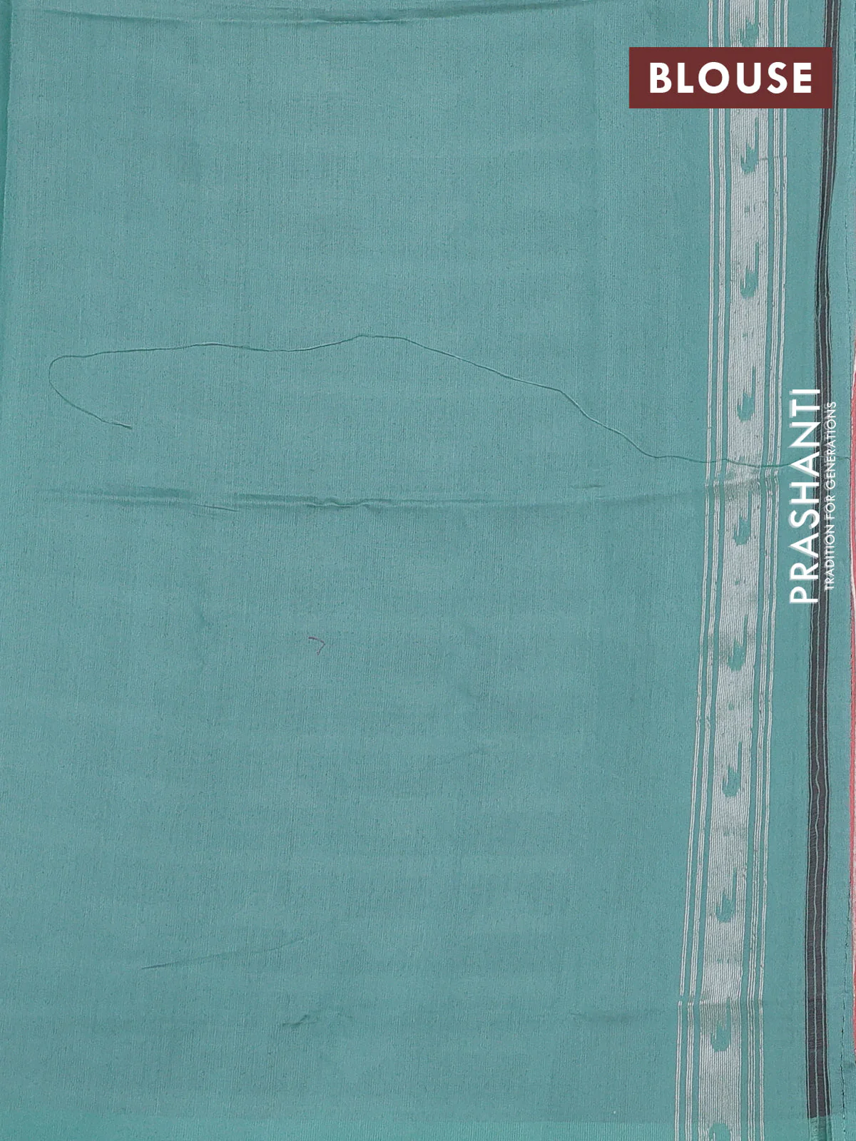 Banarasi Kora silk saree pastel pink and pastel green with allover jamdhani weaving - Image 4