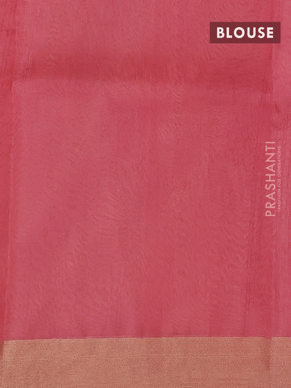 Banarasi organza silk saree peach pink with zari woven buttas and zari woven border - Image 3