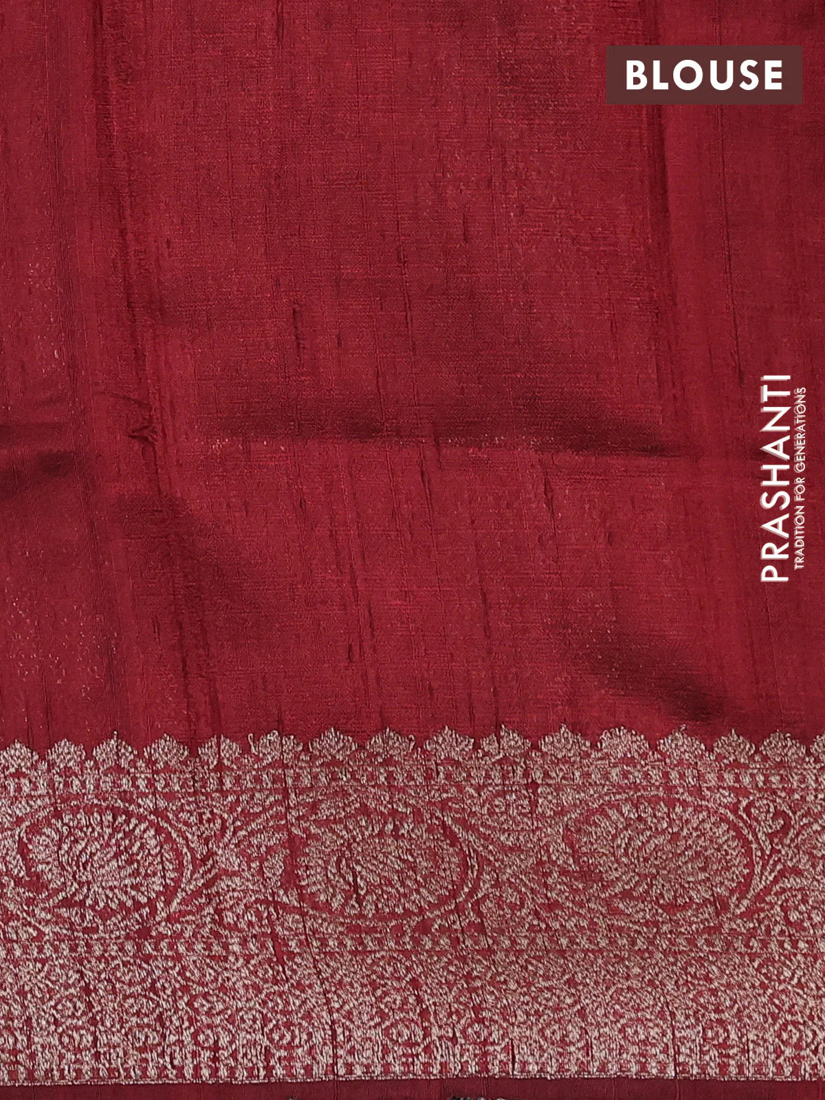 Banarasi raw silk saree pastel green and maroon with thread & zari woven buttas and woven border - Image 3