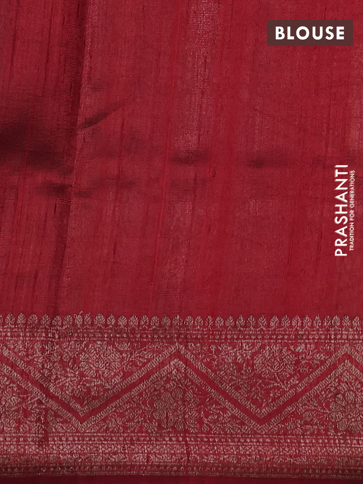 Banarasi raw silk saree pastel green and red with thread & zari woven buttas and woven border - Image 3