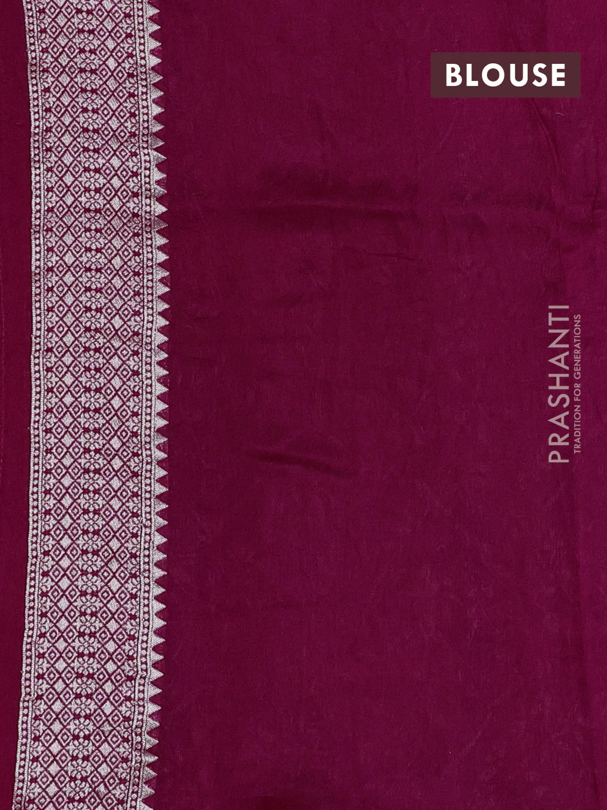Banarasi raw silk saree pink with zari woven buttas and zari woven paithani style border - Image 3