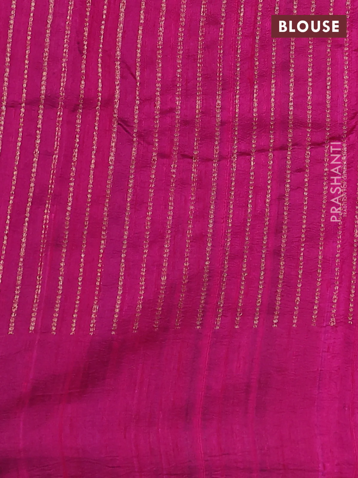 Banarasi raw silk saree violet and pink with woven buttas and woven border - Image 8