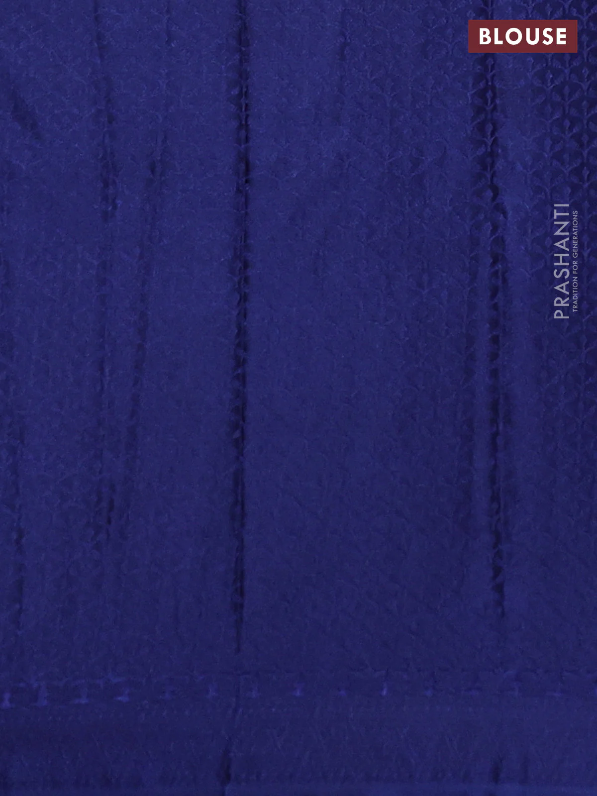 Banarasi semi crepe saree blue with allover thread & zari woven brocade weaves and woven border - Image 3