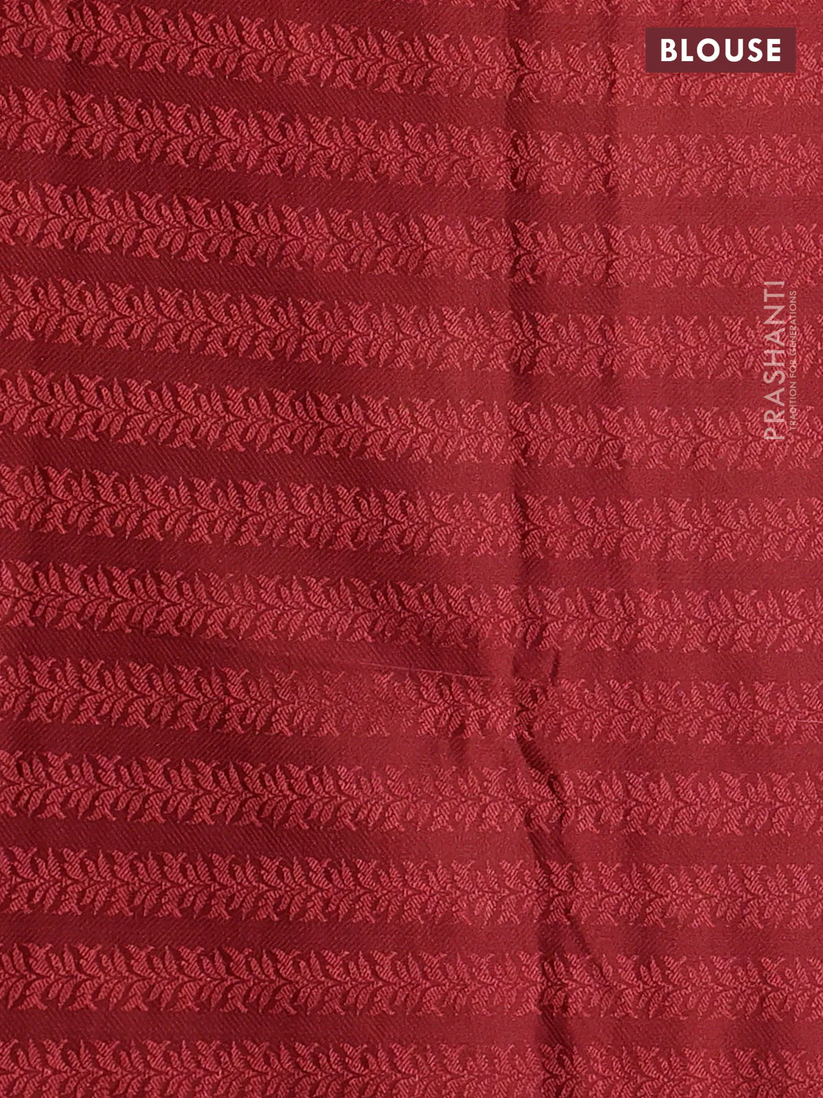 Banarasi semi crepe saree rust shade with allover thread & zari woven brocade weaves and woven border - Image 3