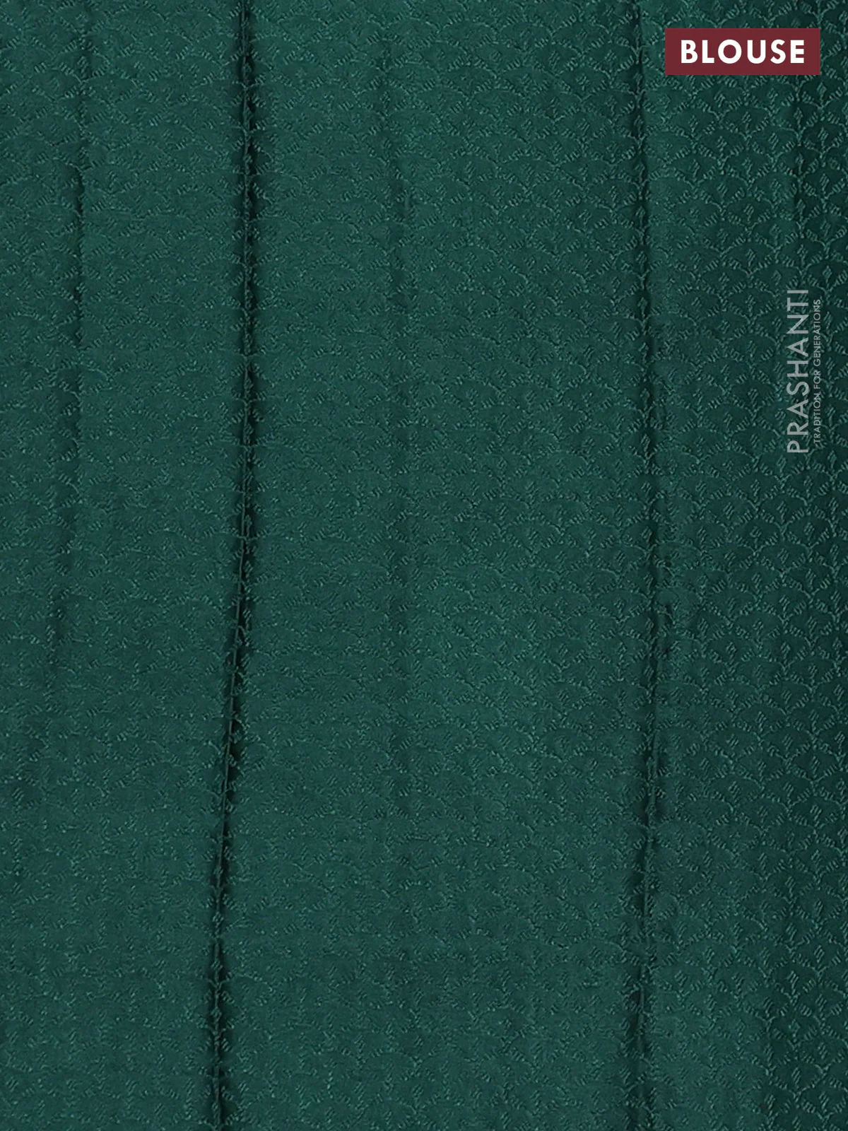 Banarasi semi crepe saree teal green with allover thread & zari woven brocade weaves and woven border - Image 3