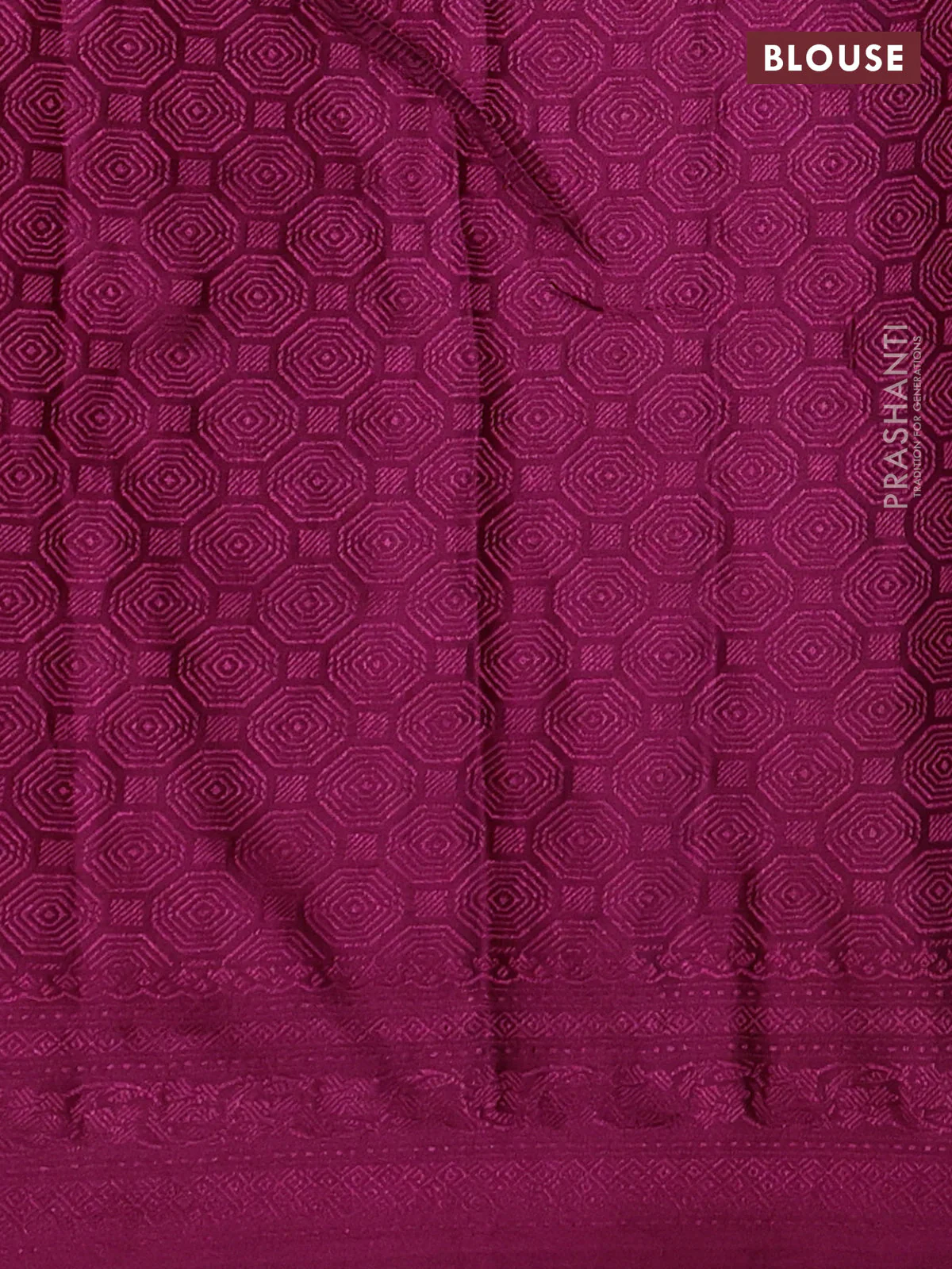 Banarasi semi crepe saree wine shade with allover thread & zari woven brocade weaves and woven border - Image 3