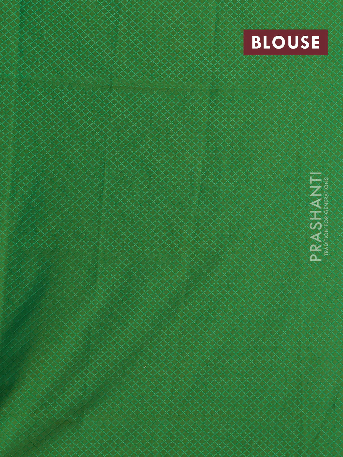 Banarasi semi katan silk saree light green with allover silver & gold zari woven buttas and zari woven border - Image 3