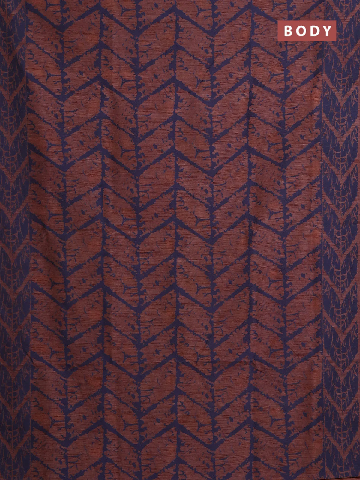 Banarasi semi matka saree brown and blue with allover thread weaves and thread woven border - Image 2