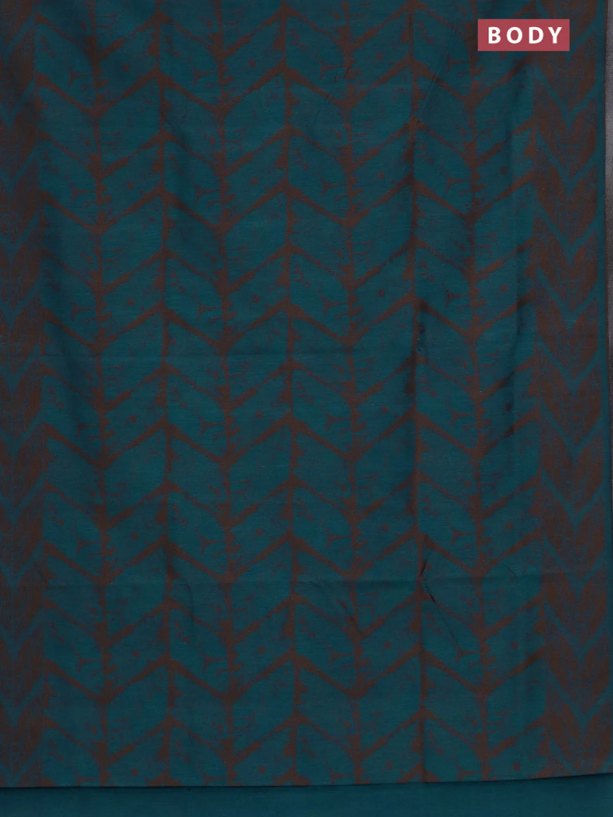Banarasi semi matka saree cs blue and brown with allover thread weaves and thread woven border - Image 2