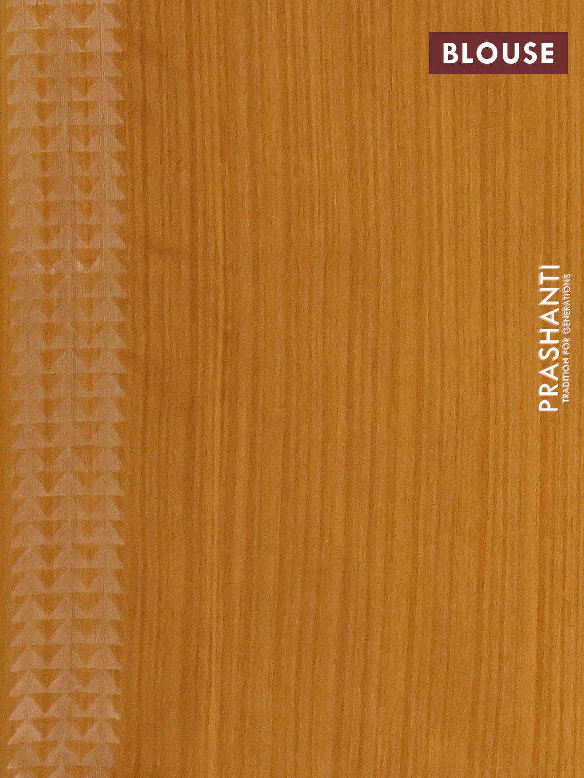 Banarasi semi matka saree dark mustard with silver & gold zari woven buttas and zari woven piping border - Image 4