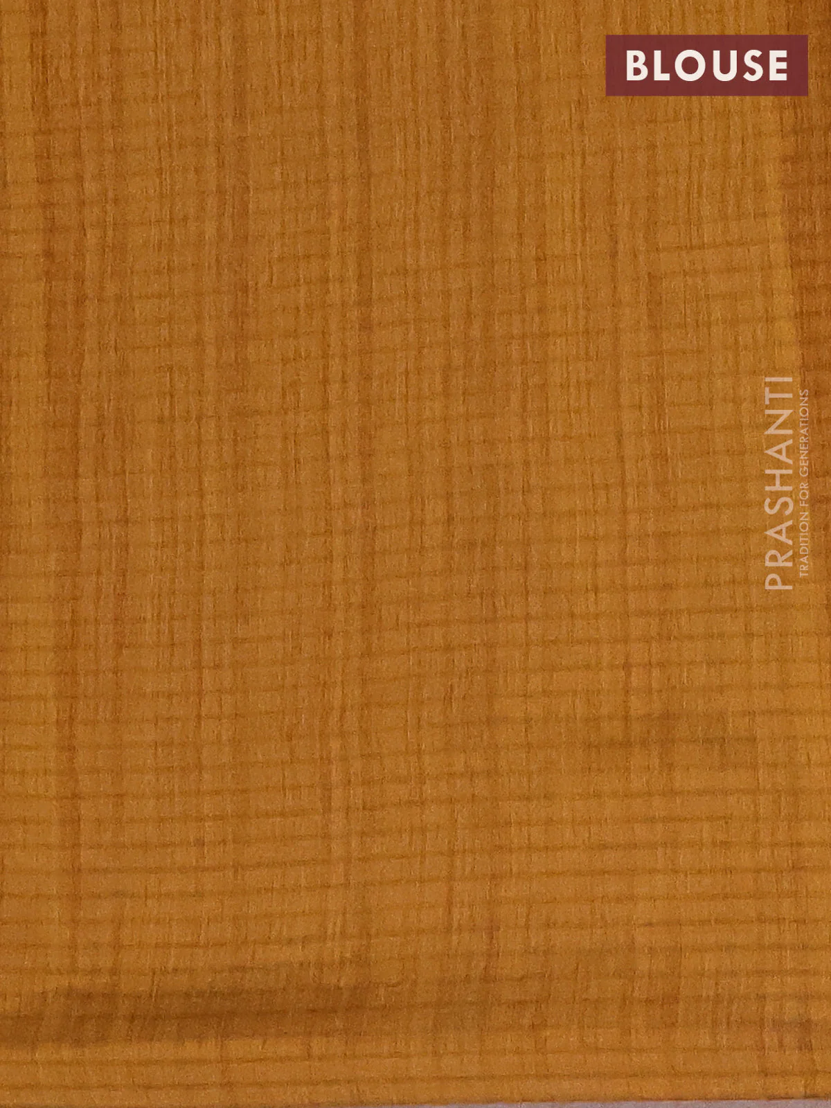 Banarasi semi matka saree dark mustard with silver & gold zari woven buttas and zari woven piping border - Image 4