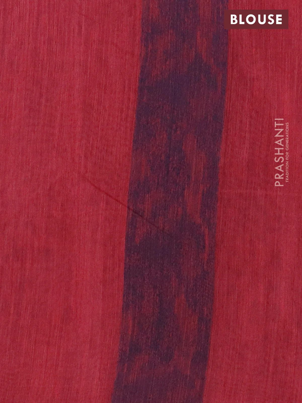 Banarasi semi matka saree dark peach pink with allover thread weaves in borderless style - Image 4